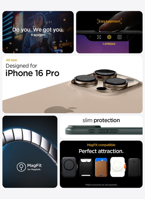 Spigen iPhone 16 PRO Case Thin Fit MagFit